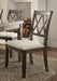 Acme Furniture Claudia Side Chair in Beige and Brown (Set of 2) 71717 - U&U Home Budget Furniture (Carteret, NJ)