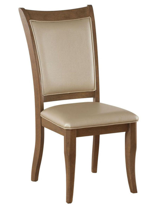 Acme Furniture Harald Side Chair in Beige and Gray (Set of 2) 71767 - U&U Home Budget Furniture (Carteret, NJ)