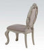 Acme Ragenardus Side Chair in Antique White (Set of 2) 61282 - U&U Home Budget Furniture (Carteret, NJ)