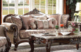 Acme Furniture Mehadi Sofa with 8 Pillows in Walnut 50690 - U&U Home Budget Furniture (Carteret, NJ)