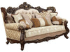 Acme Furniture Shalisa Sofa with 7 Pillows in Walnut 51050 - U&U Home Budget Furniture (Carteret, NJ)
