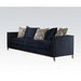 Acme Phaedra Sofa with 5 Pillows in Blue Fabric 52830 - U&U Home Budget Furniture (Carteret, NJ)