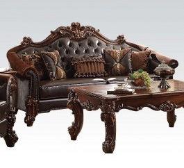 Acme Vendome Sofa in Cherry 53130 - U&U Home Budget Furniture (Carteret, NJ)