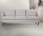 Helena Pearl Gray Leather Sofa - U&U Home Budget Furniture (Carteret, NJ)