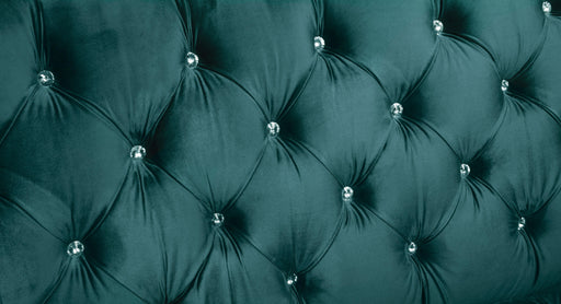 Iberis Green Velvet Sofa - U&U Home Budget Furniture (Carteret, NJ)