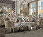 Picardy Fabric & Antique Pearl Sofa w/8 Pillows - U&U Home Budget Furniture (Carteret, NJ)