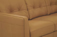 Radwan Camel Leather Sofa - U&U Home Budget Furniture (Carteret, NJ)