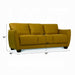 Valeria Mustard Leather Sofa - U&U Home Budget Furniture (Carteret, NJ)