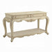 Ragenardus Antique White Sofa Table - U&U Home Budget Furniture (Carteret, NJ)