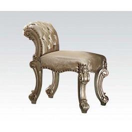 Acme Vendome Vanity Stool Gold Patina 23008 - U&U Home Budget Furniture (Carteret, NJ)