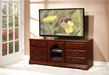 Hercules Cherry TV Stand - U&U Home Budget Furniture (Carteret, NJ)