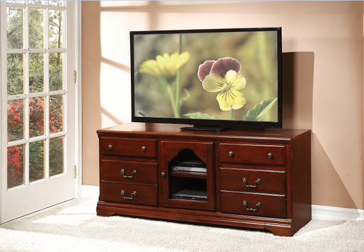 Hercules Cherry TV Stand - U&U Home Budget Furniture (Carteret, NJ)