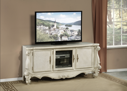 Versailles Bone White TV Stand - U&U Home Budget Furniture (Carteret, NJ)