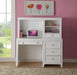 Lacey White Computer Desk - U&U Home Budget Furniture (Carteret, NJ)