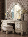 Versailles Bone White Vanity Desk - U&U Home Budget Furniture (Carteret, NJ)