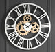 Acilia Mirrored Wall Clock - U&U Home Budget Furniture (Carteret, NJ)