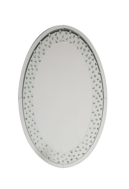 Nysa Mirrored & Faux Crystals Wall Decor - U&U Home Budget Furniture (Carteret, NJ)