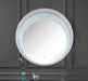 Nysa Mirrored & Faux Crystals Wall Decor (LED) - U&U Home Budget Furniture (Carteret, NJ)