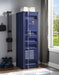 Cargo Blue Wardrobe (Single Door) - U&U Home Budget Furniture (Carteret, NJ)