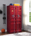 Cargo Red Wardrobe (Double Door) - U&U Home Budget Furniture (Carteret, NJ)