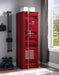 Cargo Red Wardrobe (Single Door) - U&U Home Budget Furniture (Carteret, NJ)