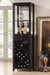 Casey Wenge Wine Cabinet - U&U Home Budget Furniture (Carteret, NJ)