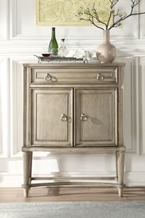 Wynsor Antique Champagne Wine Cabinet - U&U Home Budget Furniture (Carteret, NJ)