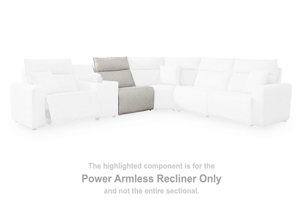 Modmax II Power Reclining Sectional with Chaise and Audio Consoles