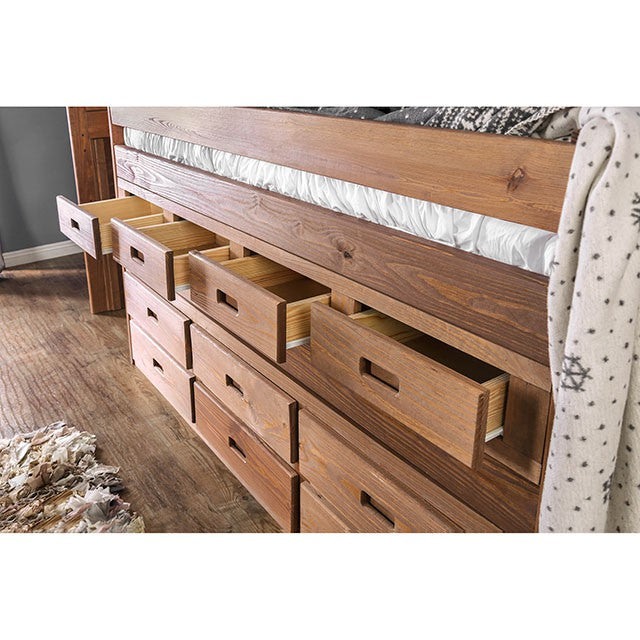 Cleo Twin Captain Bed - U&U Home Budget Furniture (Carteret, NJ)