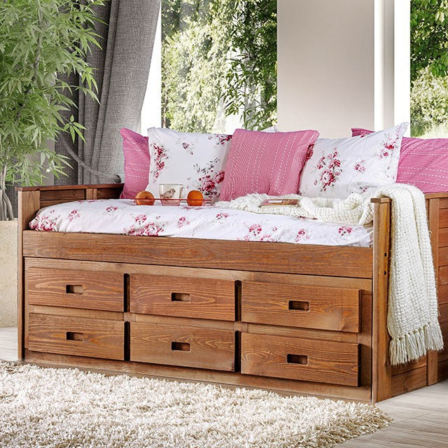 Lia Twin Captain Bed - U&U Home Budget Furniture (Carteret, NJ)