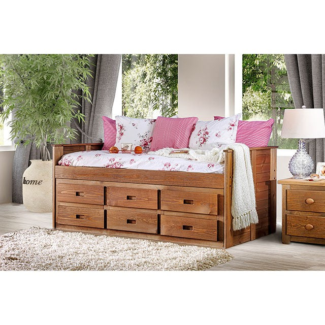 Lia Twin Captain Bed - U&U Home Budget Furniture (Carteret, NJ)