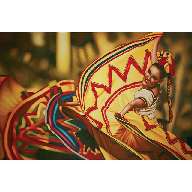 Danza Folklorica Printed Canvas Painting - U&U Home Budget Furniture (Carteret, NJ)