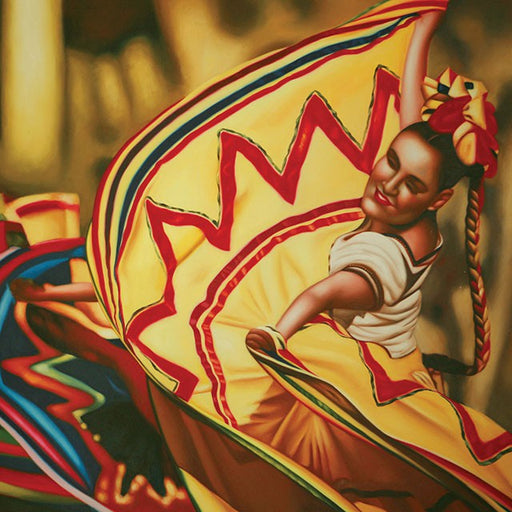 Danza Folklorica Printed Canvas Painting - U&U Home Budget Furniture (Carteret, NJ)