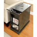 LILITH I Gray Side Table w/ USB - U&U Home Budget Furniture (Carteret, NJ)