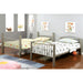 Lovia Metallic Gold Twin/Twin Bunk Bed - U&U Home Budget Furniture (Carteret, NJ)