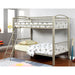 Lovia Metallic Gold Twin/Twin Bunk Bed - U&U Home Budget Furniture (Carteret, NJ)