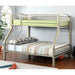 Lovia Metallic Gold Twin/Full Bunk Bed - U&U Home Budget Furniture (Carteret, NJ)