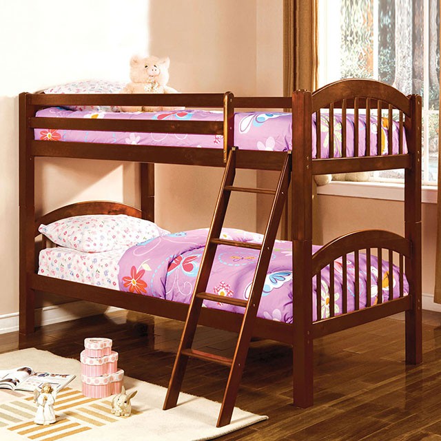 Coney Island Bunk Bed Chrome - U&U Home Budget Furniture (Carteret, NJ)