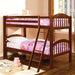 Coney Island Bunk Bed Chrome - U&U Home Budget Furniture (Carteret, NJ)