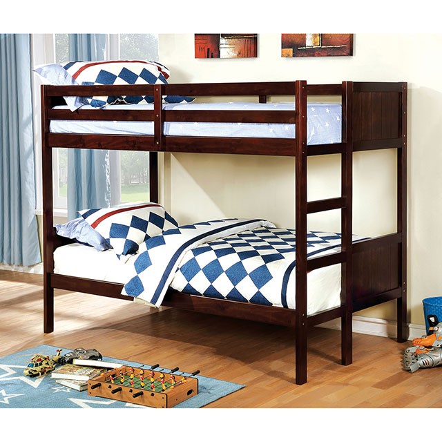 Annette Twin/Twin Bunk Bed - U&U Home Budget Furniture (Carteret, NJ)