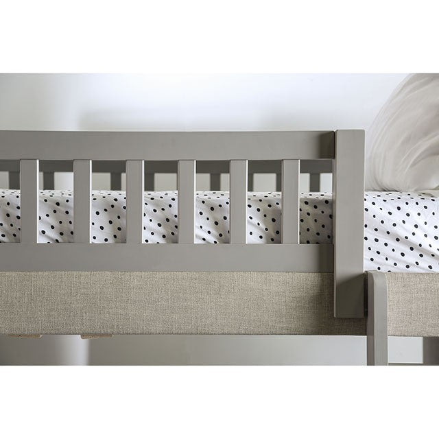 Sascha Twin/Twin Bunk Bed - U&U Home Budget Furniture (Carteret, NJ)