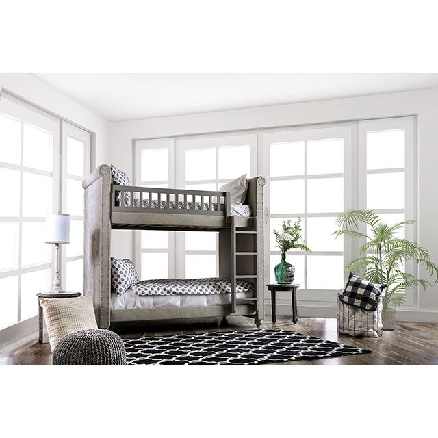 Sascha Twin/Twin Bunk Bed - U&U Home Budget Furniture (Carteret, NJ)