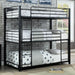 Olga I Antique Black Full/Full Bunk Bed - U&U Home Budget Furniture (Carteret, NJ)