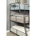Olga III Sand Black Twin/Full/Queen Bunk Bed - U&U Home Budget Furniture (Carteret, NJ)