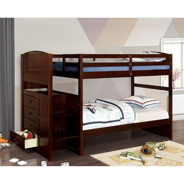Appenzell Twin/Twin Bunk Bed - U&U Home Budget Furniture (Carteret, NJ)