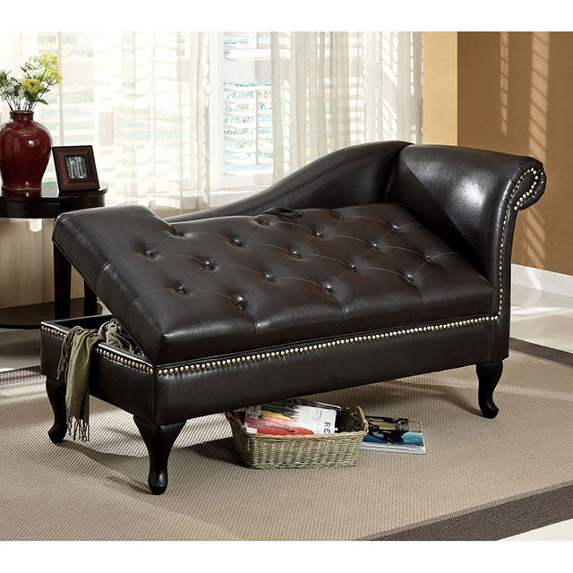 LAKEPORT Storage Chaise - U&U Home Budget Furniture (Carteret, NJ)