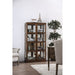 Vilas Oak Curio Cabinet - U&U Home Budget Furniture (Carteret, NJ)