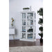 Vilas White Curio Cabinet - U&U Home Budget Furniture (Carteret, NJ)