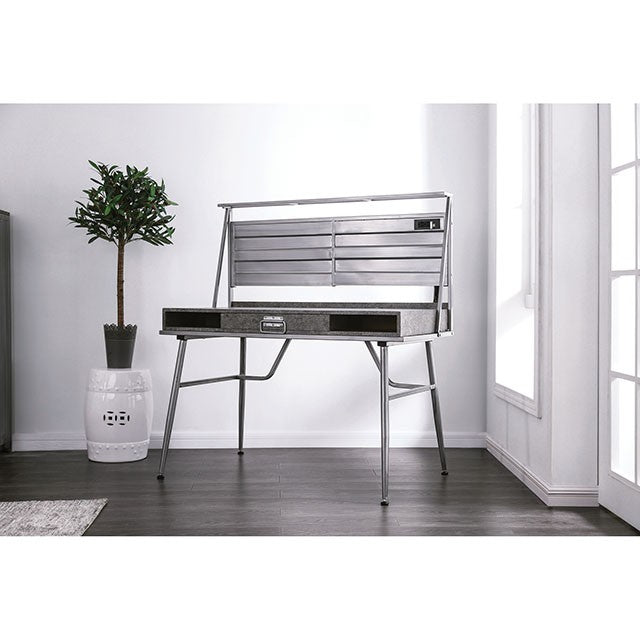 Mccredmond Silver Desk - U&U Home Budget Furniture (Carteret, NJ)