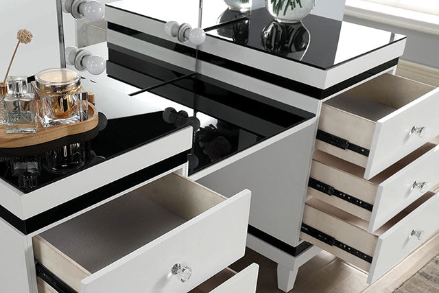 Madonna Vanity Set - U&U Home Budget Furniture (Carteret, NJ)